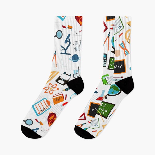 Item preview, Educational Science Pattern, Microscope, Math, Planet, Nerd, School, Calculus, Teacher, designed and sold by babivilelashop.