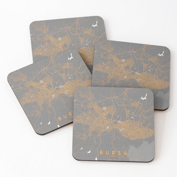 Item preview, Bursa City Map of Turkey- Bauhaus designed and sold by deMAP.