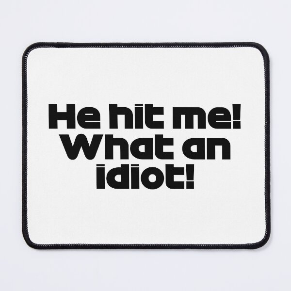 Item preview, ALO. He Hit Me! What an Idiot! - Best Team Radio Belgium GP 2022 (Black) designed and sold by FilipeFerreira.