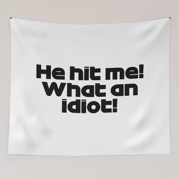 Item preview, ALO. He Hit Me! What an Idiot! - Best Team Radio Belgium GP 2022 (Black) designed and sold by FilipeFerreira.