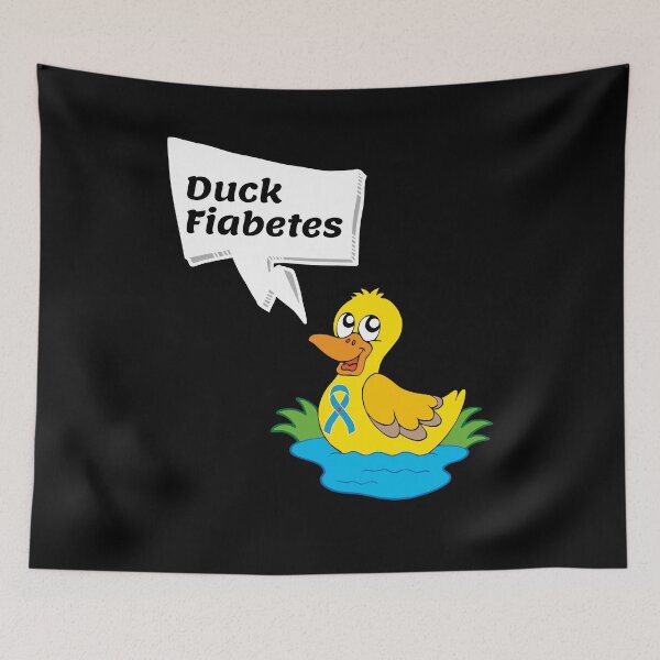 Item preview, Duck Fiabetes Diabetes  Awareness Month November designed and sold by OutdoorsZee1.