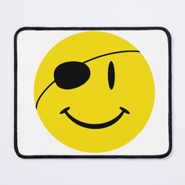 Item preview, Eyepatch Smiley designed and sold by young-roshi.