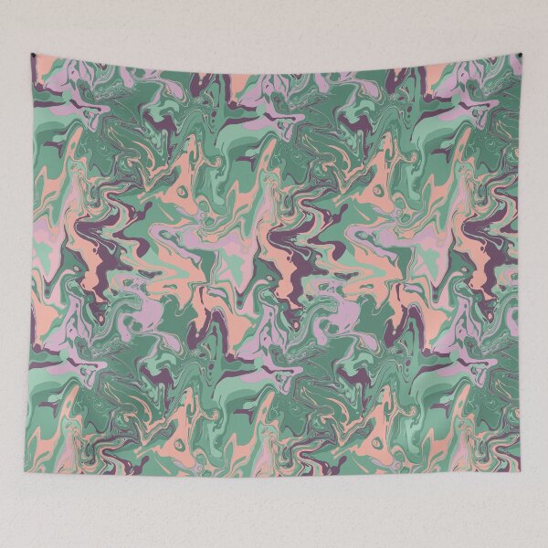 Item preview, Garden Fairy Marble - Digital Paint Spill designed and sold by GenAumonier.