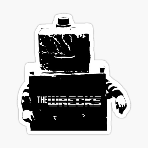 The Wrecks Robot Sticker