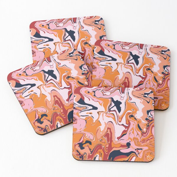 Item preview, Girls' Night Marble - Digital Paint Spill designed and sold by GenAumonier.
