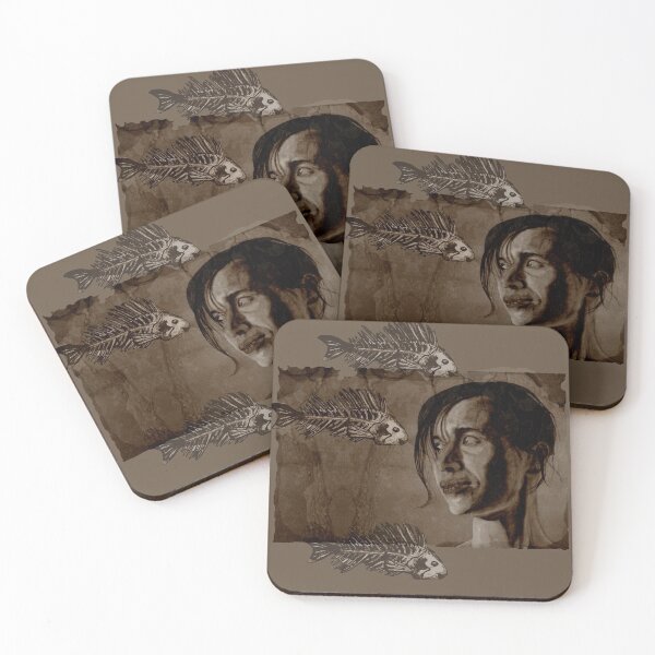 Item preview, MEMENTO MORI - 3 fishes version designed and sold by ARTito.