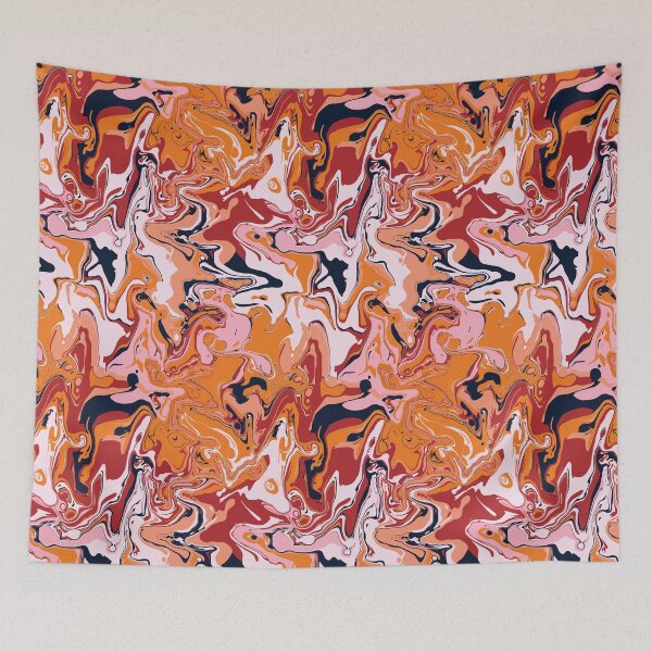 Item preview, Girls' Night Marble - Digital Paint Spill designed and sold by GenAumonier.