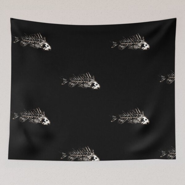 Item preview, MEMENTO MORI - 3 fishes version designed and sold by ARTito.