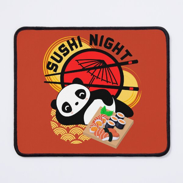 Item preview, Sushi Night Panda designed and sold by adlibmaria.