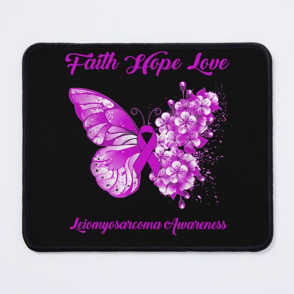 Item preview, Faith Hope Love Leiomyosarcoma Awareness Butterfly Ribbon Gifts designed and sold by Adropine.