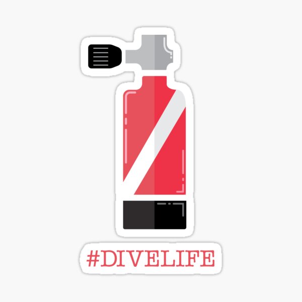 #divelife Sticker