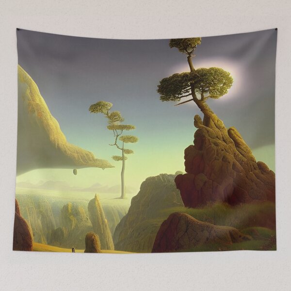 Item preview, Surreal - trees between the rocks designed and sold by Girih.