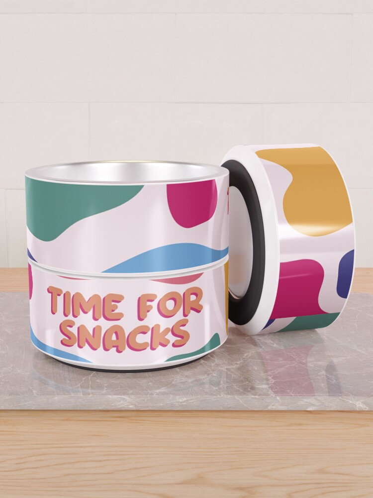 Alternate view of Time For Snacks! Pet Bowl