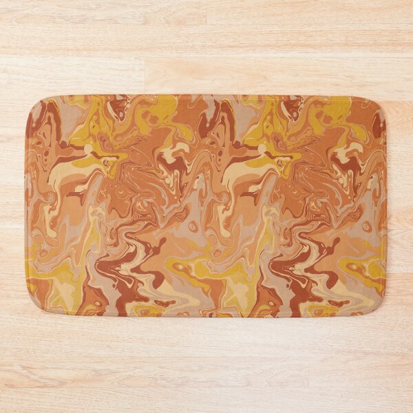 Item preview, Golden Hour Marble - Digital Paint Spill designed and sold by GenAumonier.