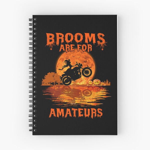 Item preview, Brooms are for amateurs funny witch brooms pumpkin motorcycle  designed and sold by elizabethdawnn.