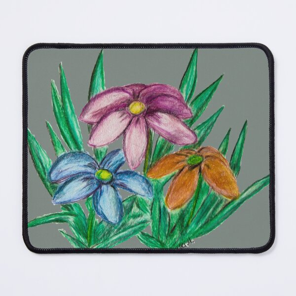 Item preview, Three blooms designed and sold by MoreGoodArt.