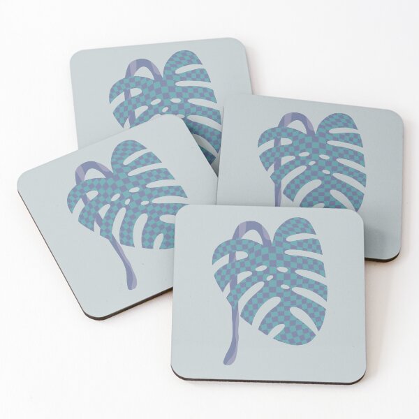 Item preview, Checkered Monstera designed and sold by Gwen Tan.