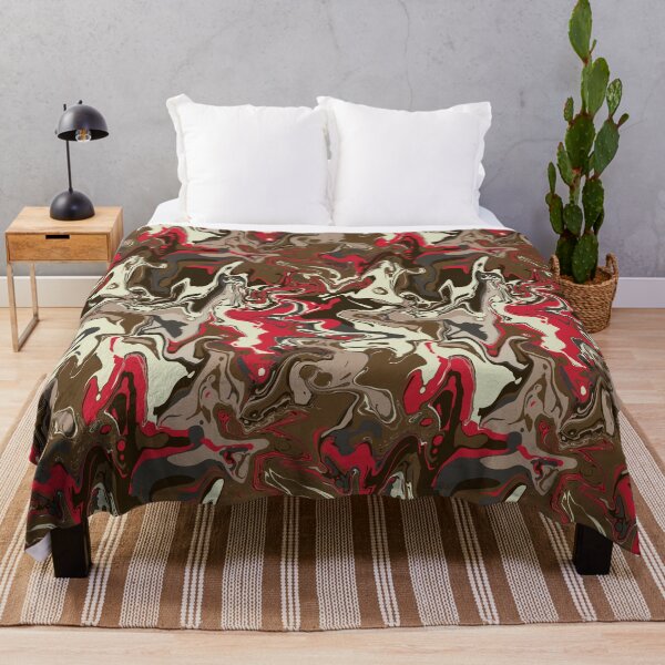 Item preview, Raspberry Truffle Marble - Digital Paint Spill designed and sold by GenAumonier.