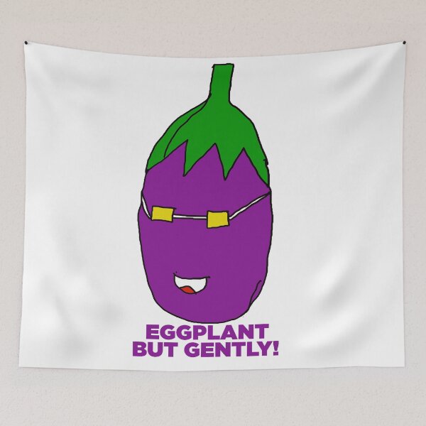 Item preview, Funny Eggplant but Gently! designed and sold by design4tees.