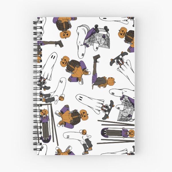 Item preview, Halloween Sheet Ghost and Pumpkin Head Pattern designed and sold by EllieBeHe.