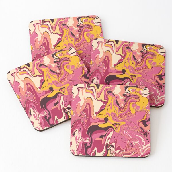 Item preview, Summer Festival Marble - Digital Paint Spill designed and sold by GenAumonier.