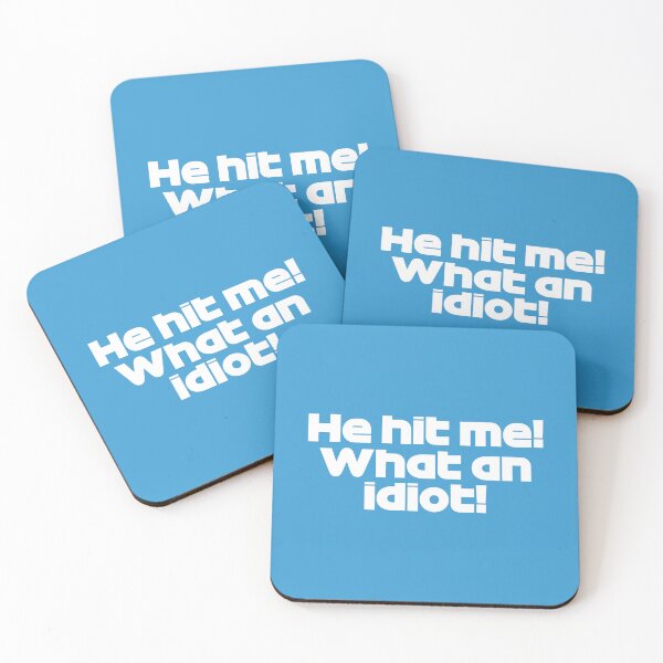 Item preview, ALO. He Hit Me! What an Idiot! - Best Team Radio Belgium GP 2022 (Blue BG) designed and sold by FilipeFerreira.