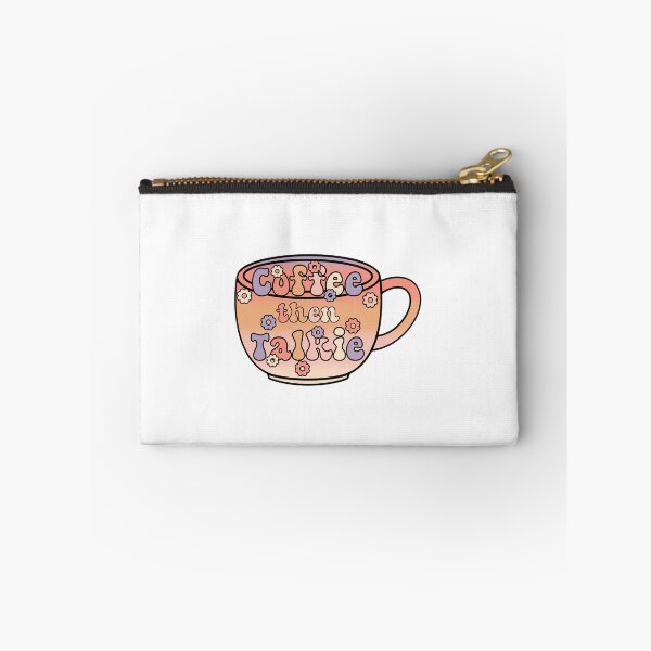 Item preview, First Coffee Then Talkie Retro Groovy T-shirt designed and sold by Nerdygirlteez.