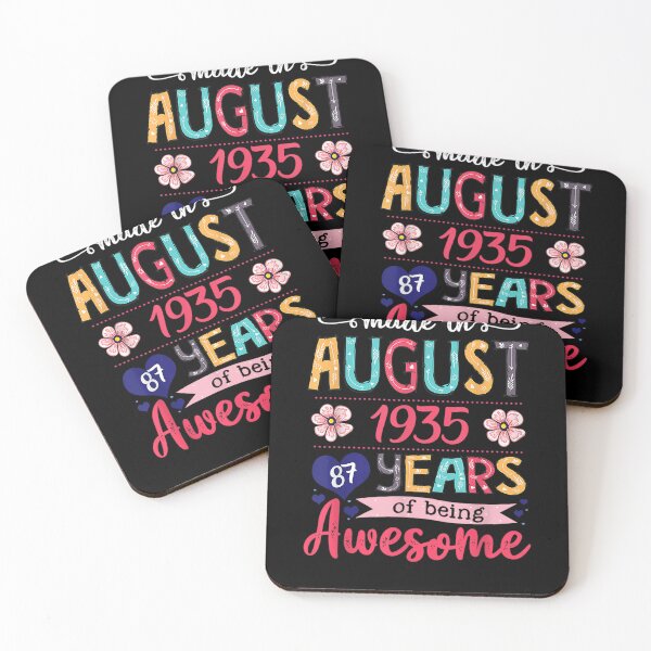 Item preview, August Girl 1935 87th Birthday Gift 87 Years Old  designed and sold by charalphe.
