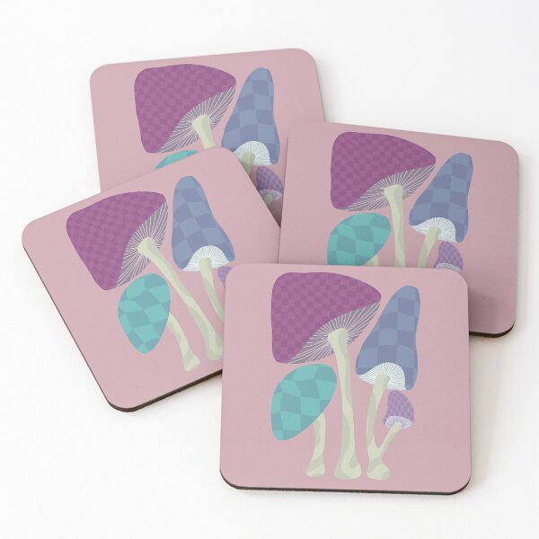 Item preview, Checkered Mushrooms designed and sold by Gwen Tan.