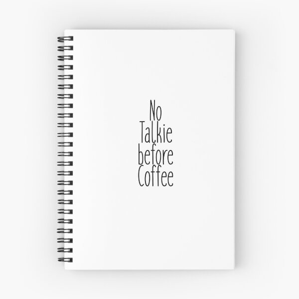 Item preview, No Talkie Before Coffee T-shirt designed and sold by Nerdygirlteez.
