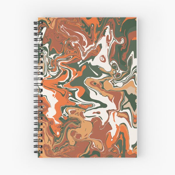 Item preview, Autumn Leaves Marble - Digital Paint Spill designed and sold by GenAumonier.