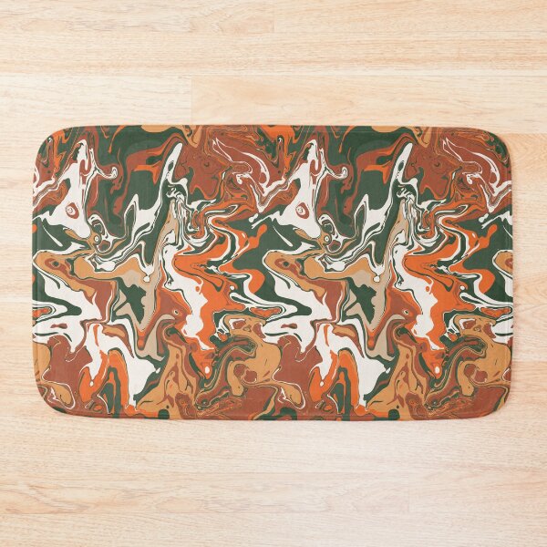 Item preview, Autumn Leaves Marble - Digital Paint Spill designed and sold by GenAumonier.