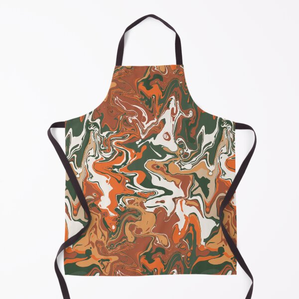 Item preview, Autumn Leaves Marble - Digital Paint Spill designed and sold by GenAumonier.