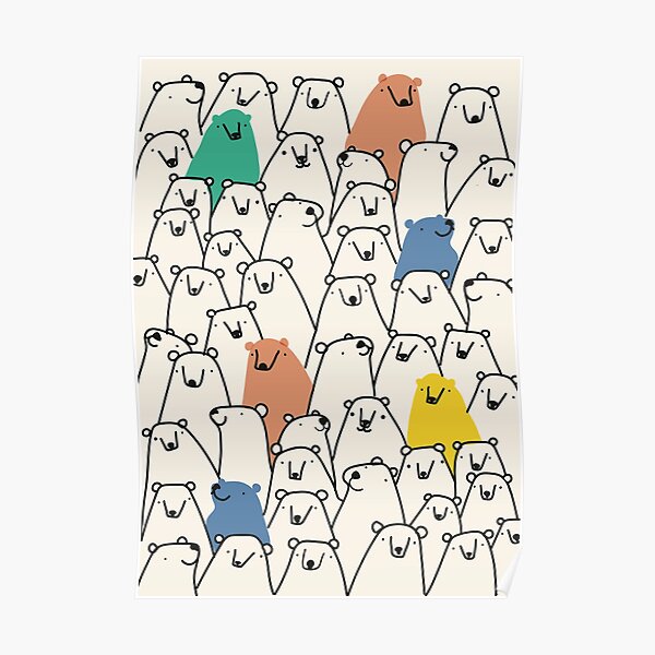 Motif ours Poster