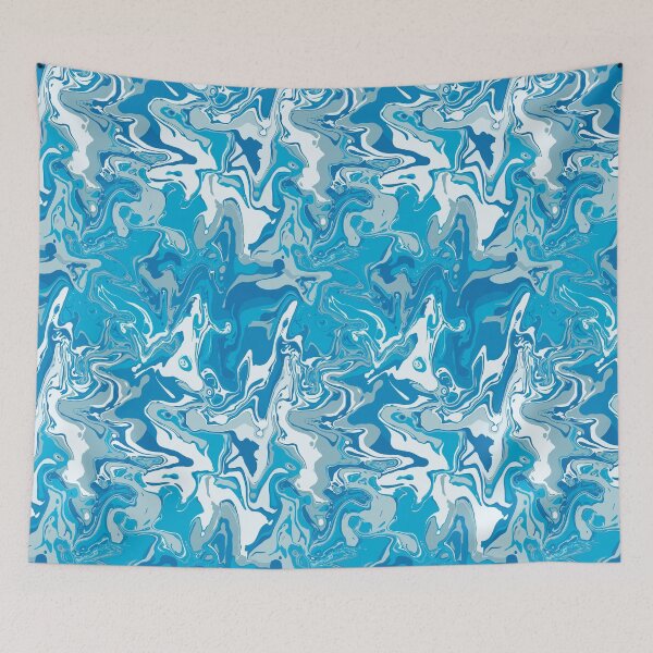 Item preview, Splash Pool Marble - Digital Paint Spill designed and sold by GenAumonier.
