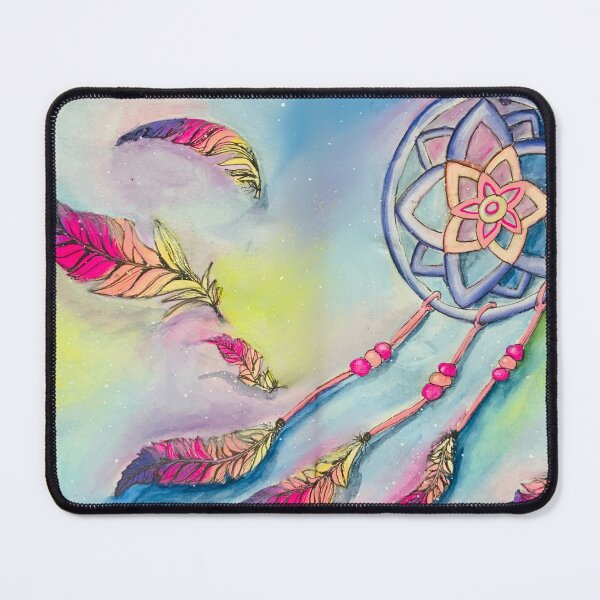 Item preview, Dream Catcher with colourful feathers designed and sold by Deb Webb.