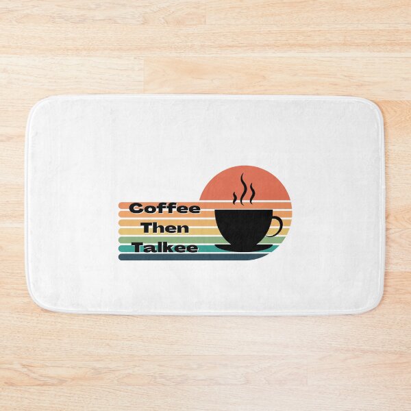 Item preview, Coffee Then Talkee Retro Sunset T-shirt designed and sold by Nerdygirlteez.