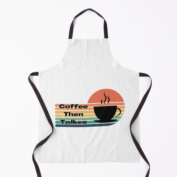 Item preview, Coffee Then Talkee Retro Sunset T-shirt designed and sold by Nerdygirlteez.