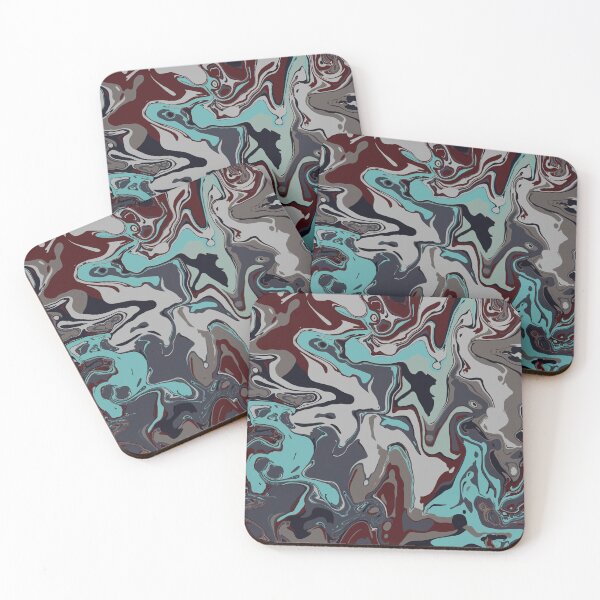 Item preview, Deep Thoughts Marble - Digital Paint Spill designed and sold by GenAumonier.