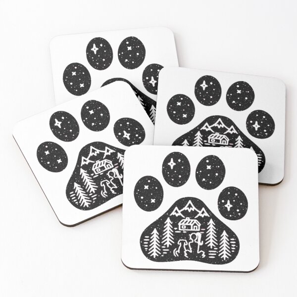 Item preview, Dog paw camping best gift for puppies lover  designed and sold by BluetApparelCA.