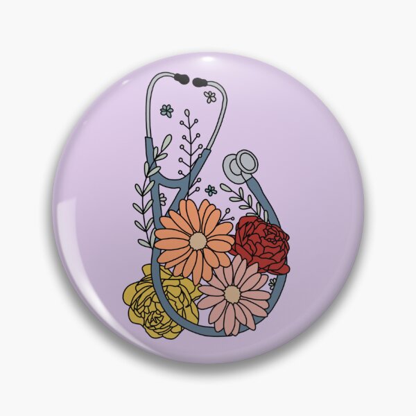 Item preview, Flower stethoscope  designed and sold by BluetApparelCA.