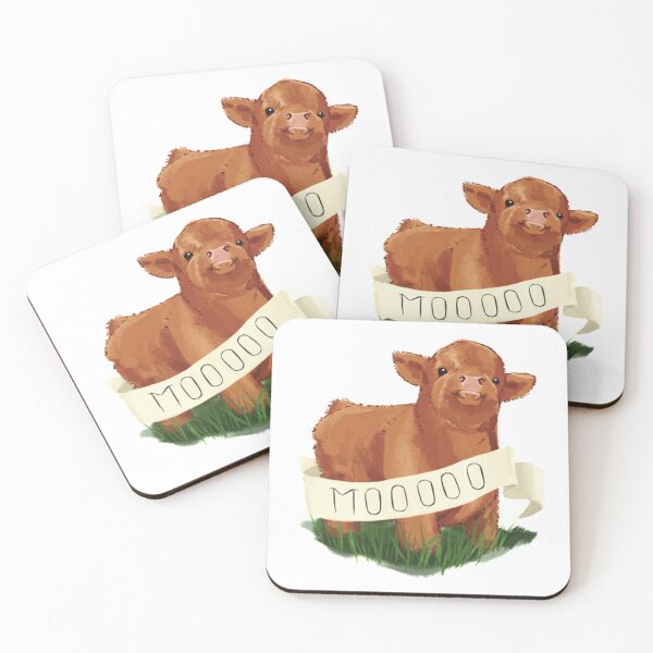 Item preview, Baby Highland Cow Water Bottle designed and sold by BluetApparelCA.