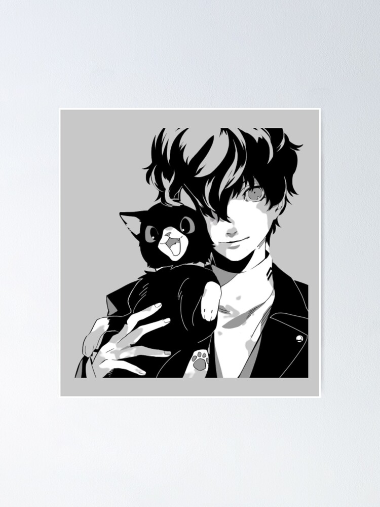"Persona 5 anime joker p5" Poster for Sale by Yassinerr | Redbubble