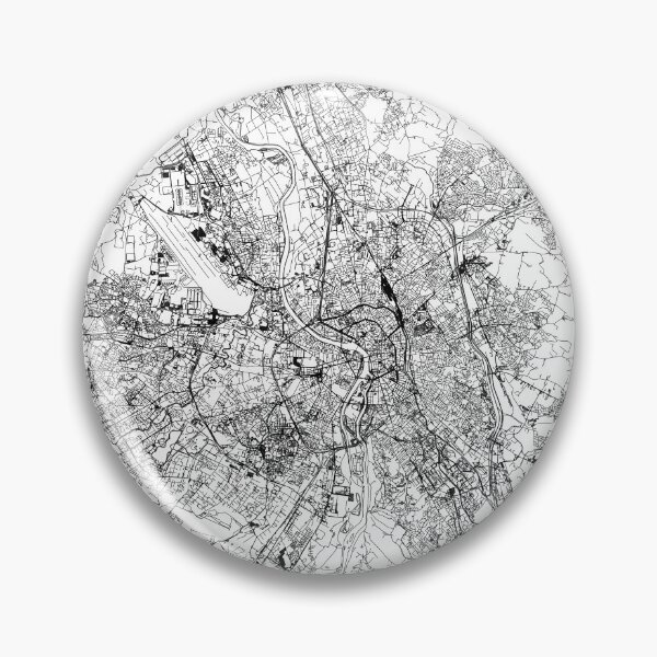 Item preview, Mapa blanco de Toulouse designed and sold by multiplicitymap.