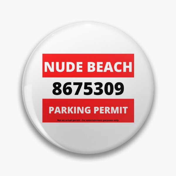 Artikelvorschau, Neuheit FKK-Strand-Parkerlaubnis entworfen und verkauft von SunCoastTees.