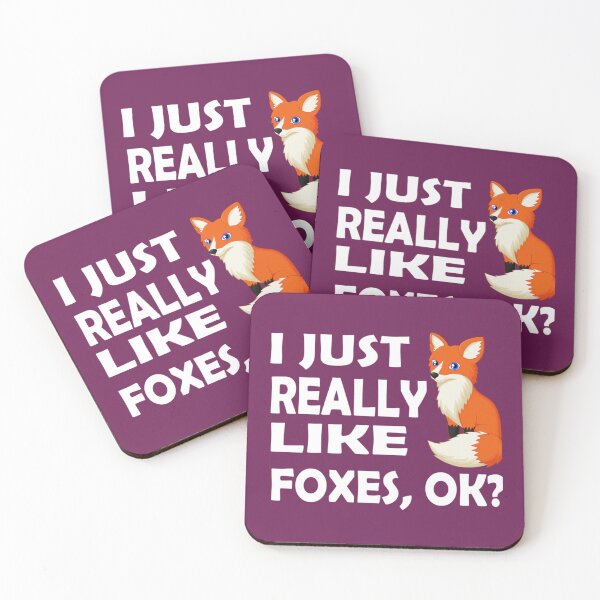 Item preview, I Just Really Like Foxes, Ok   designed and sold by BluetApparelCA.