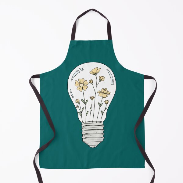 Item preview, Light Bulb with Yellow Flowers designed and sold by BluetApparelCA.