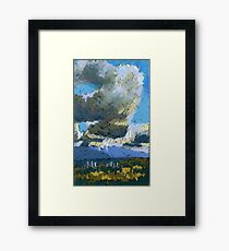 Brush away Framed Print