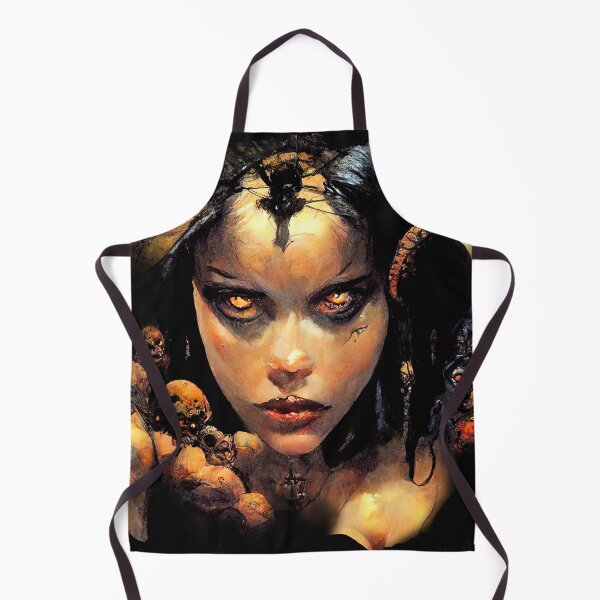 Item preview, Devil Girl, AI Art inspired by Frazetta designed and sold by IAMAI-art.