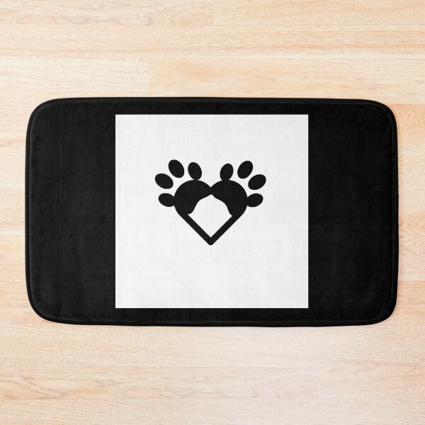 Item preview, Paw prints in heart  designed and sold by RemieJames.